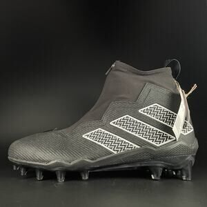 Adidas Nasty Fly 2.0 Mid Men's 13.5 Black White Football Cleats Athletic Sneaker